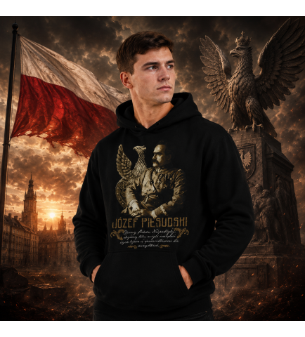 BLUZA Z KAPTUREM PIŁSUDSKI